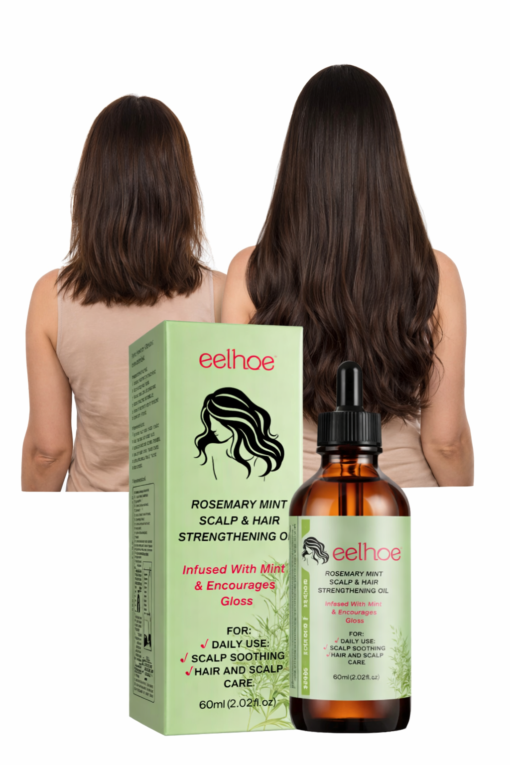 Aceite capilar de romero y menta