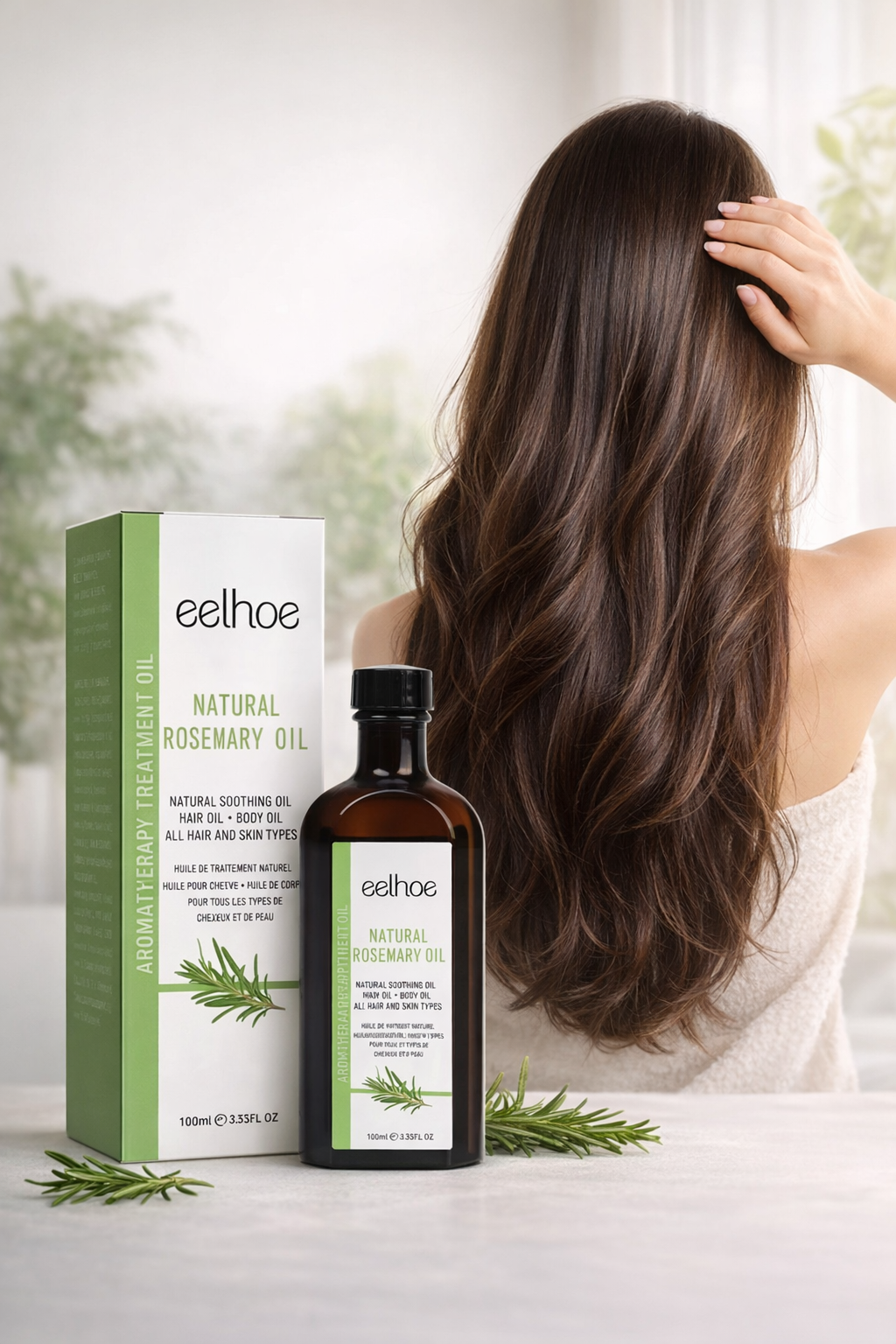 Aceite capilar de romero